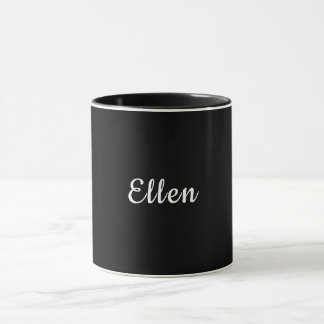 Ellen Name typography Personalized Gift Mug