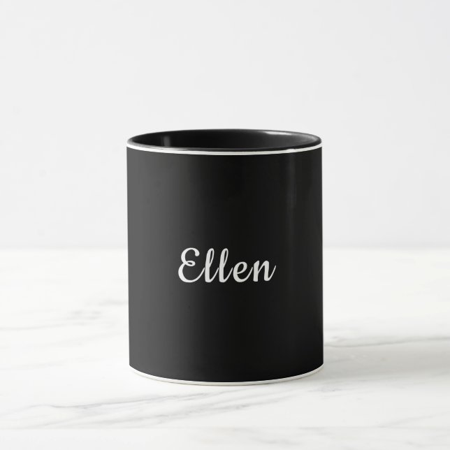 Ellen Name typography Personalized Gift  Mug (Center)