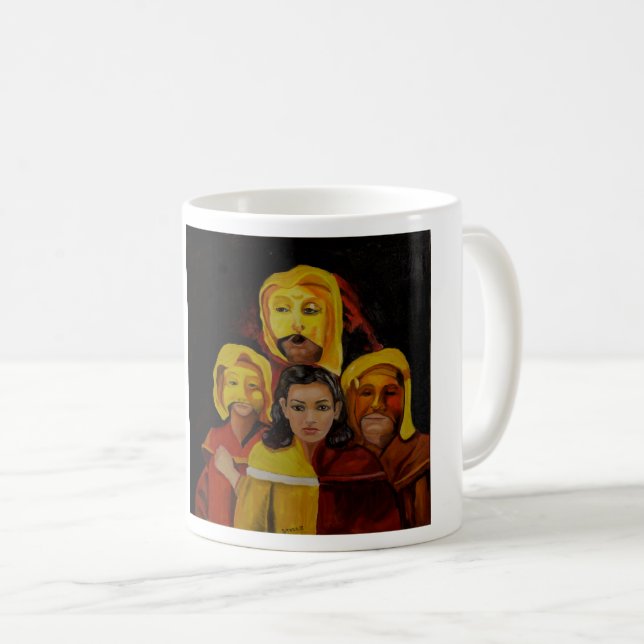 Ellen's Art - Spanish Mummers Coffee Mug (Front Right)
