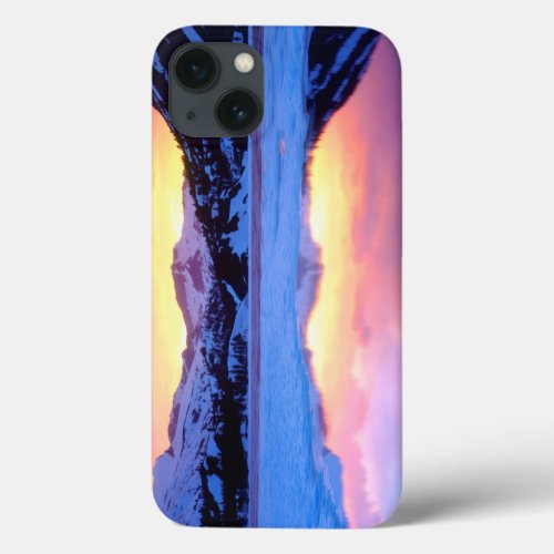 Ellery Lake at Sunset iPhone 13 Case