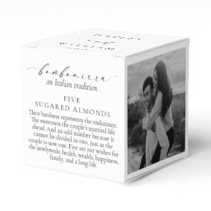 Ellesmere An Italian Tradition 5 Sugared Almonds Favor Boxes
