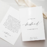 Ellesmere Letter To My Husband Wedding Day Card<br><div class="desc">The Ellesmere a letter to my husband on our wedding day card features a modern minimalist design on a white background for a clean and simple look. The script heading is an image that cannot be edited. All of the other text is fully editable. For more advanced customization of this...</div>