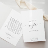 Ellesmere Letter To My Husband Wedding Day Card
