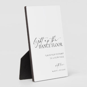 Ellesmere Light Up The Dance Floor Glow Stick Sign Plaque