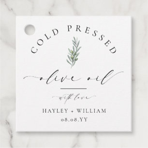 Ellesmere Olive Oil Favor Tags