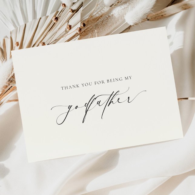 Ellesmere Thank You For Being My Godfather Card (Creator Uploaded)