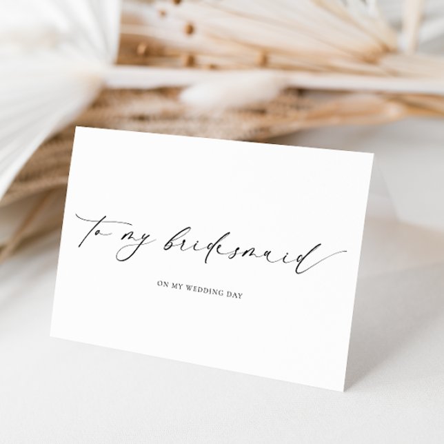 Ellesmere To My Bridesmaid Wedding Day Card (Ellesmere To My Bridesmaid Wedding Day Card)