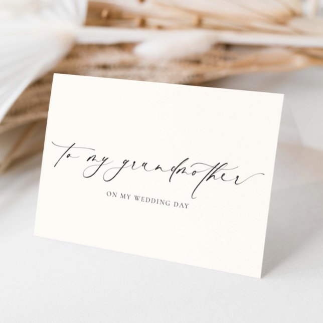 Ellesmere To My Grandmother Wedding Day Card (Creator Uploaded)