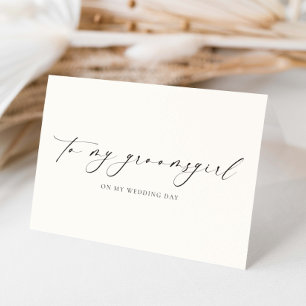 Ellesmere To My Groomsgirl Wedding Day Card