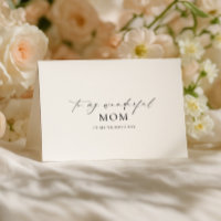 Ellesmere To My Wonderful Mom Wedding Day