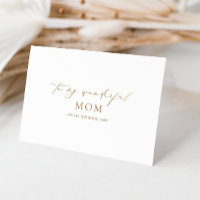 Ellesmere To My Wonderful Mom Wedding Day