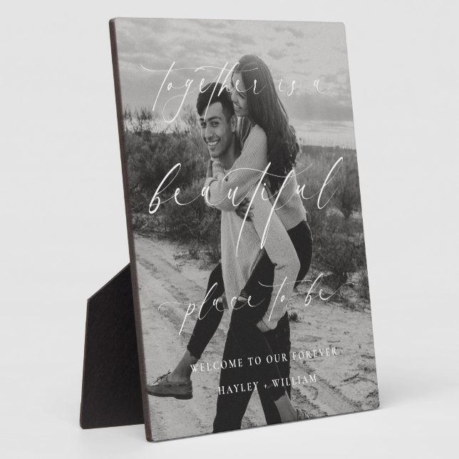 Ellesmere Together Is A Beautiful Place Welcome Plaque (Side)