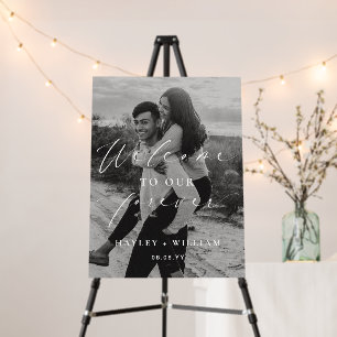 Ellesmere Welcome To Our Forever Wedding Welcome Foam Board