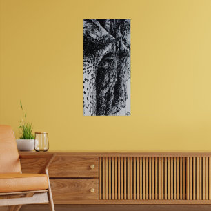 Ellie Elephant Asian Wildlife Jungle Animal Art Poster