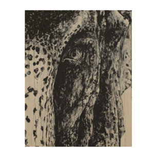 Ellie Elephant Wildlife Jungle Animal Wood Art