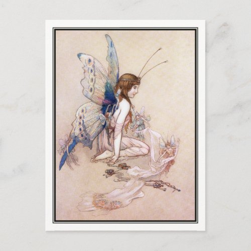 Ellie Gets Her Wings by Warwick Goble Postcard