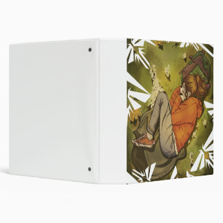 Ellie Having a Nap 3 Ring Binder
