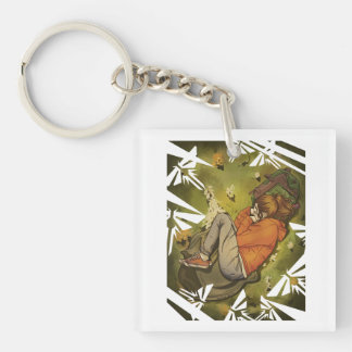Ellie Having a Nap Keychain