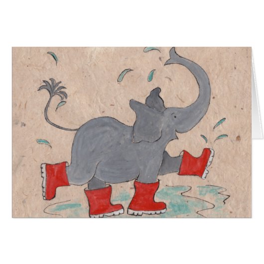 Ellie in Wellies Cards (Front Horizontal)