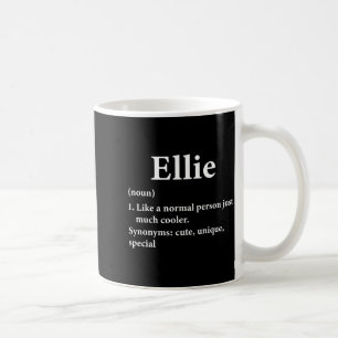 Ellie Name Definition Coffee Mug