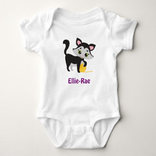 Ellie_Rae baby girl name clothing gift Baby Bodysuit