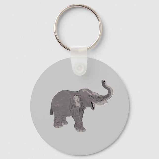 Ellie the Elephant Keychain (Front)