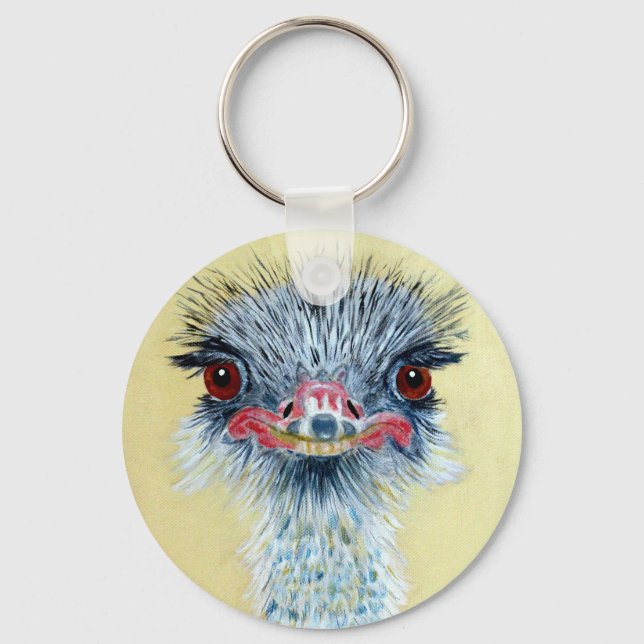 Ellie the Emu Keychain (Front)