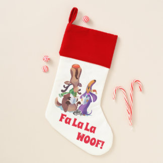 Ellie the Wienerdog® FaLaLa Woof Holiday Stocking
