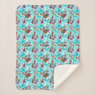 Ellie the Wienerdog® Holiday Sherpa Blanket