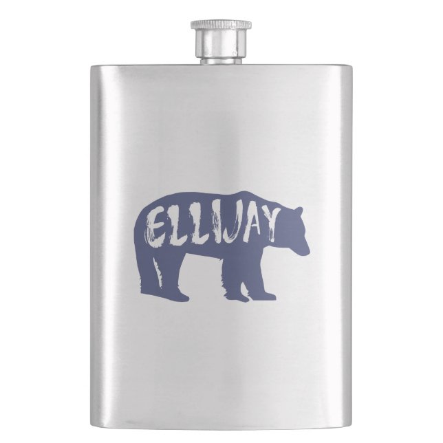 Ellijay Georgia Bear Flask (Front)