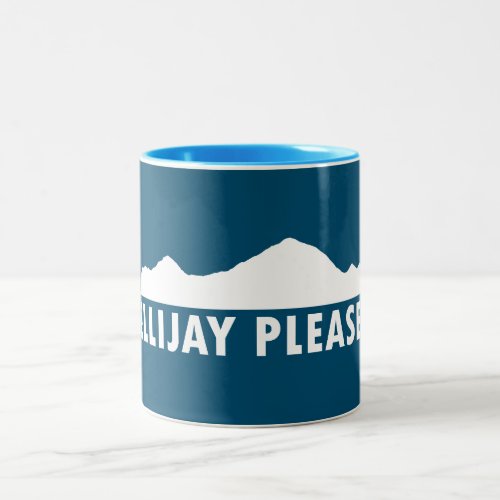 Ellijay Georgia Please Two_Tone Coffee Mug