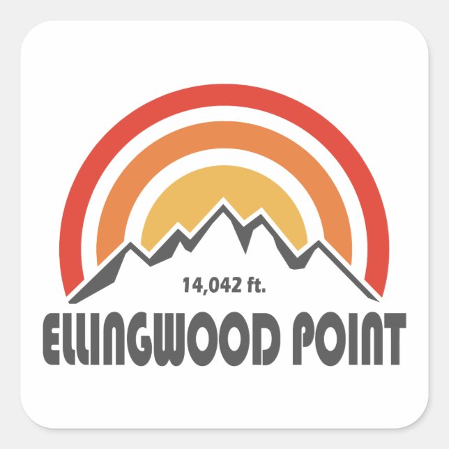 Ellingwood Point Square Sticker (Front)