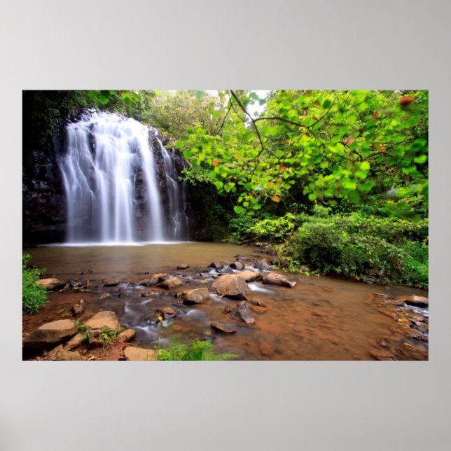 Ellinjaa waterfall, Australia Poster (Front)