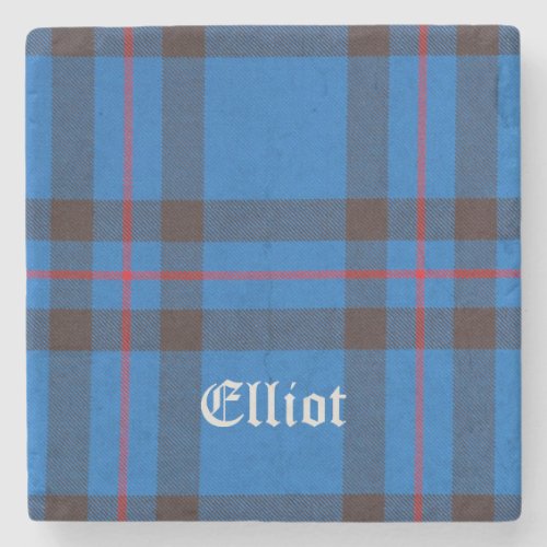 Elliot Elliot Tartan Elliot Clan Elliot  Stone Coaster