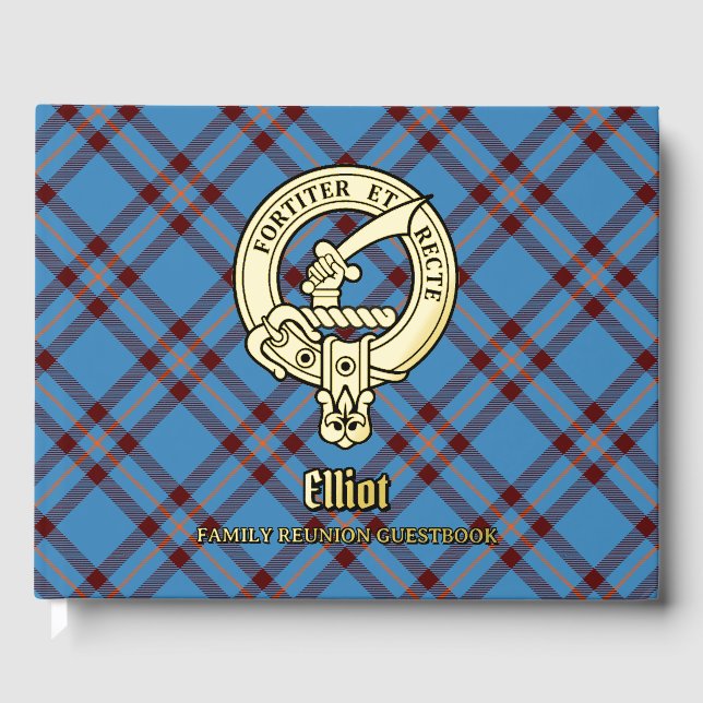 Elliot Family Reunion Foil Guest Book (Front)