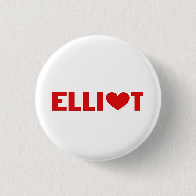Elliot Love Button (Front)