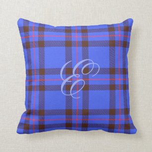 Elliot (modern) Tartan Monogram Pillow