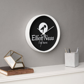 Elliot Ness Comedian Wall Clock
