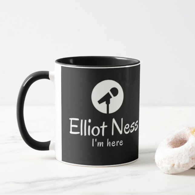 Elliot Ness Mugs (With Donut)