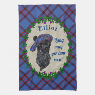 Elliot Scottie Dog Kitchen Towel