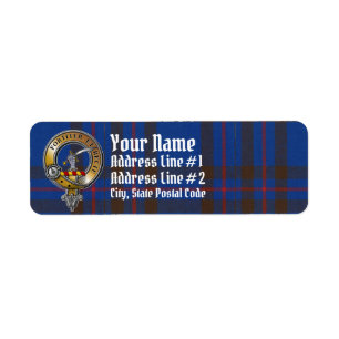 Elliot Tartan & Badge Label