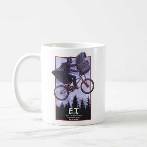 Elliott and ET Flying Bicycle Theatrical Art Coffee Mug