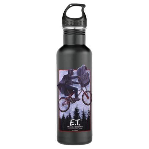 Elliott and ET Flying Bicycle Theatrical Art Stainless Steel Water Bottle