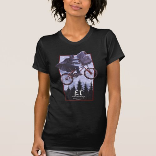 Elliott and ET Flying Bicycle Theatrical Art T_Shirt