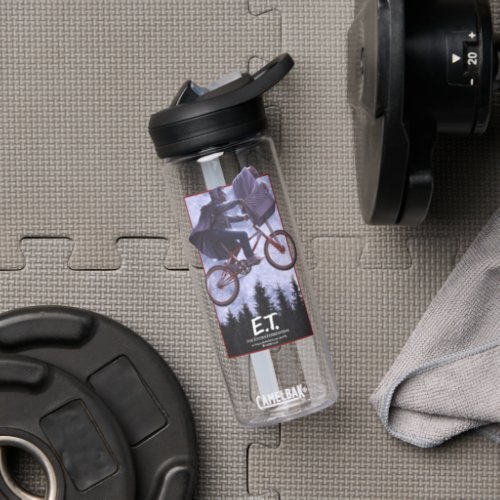 Elliott and ET Flying Bicycle Theatrical Art Water Bottle