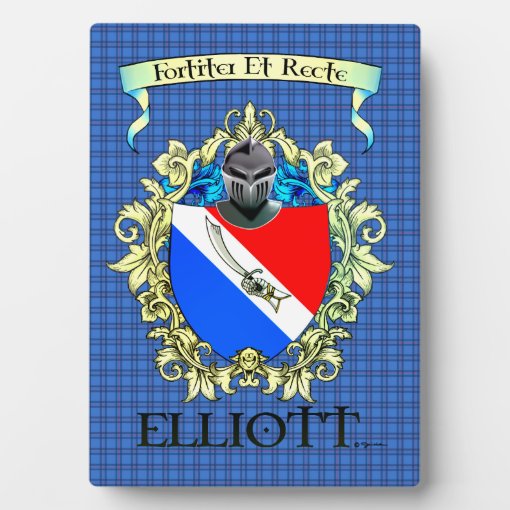 Scots Print Blanket - Elliott Tartan Crest Blanket To My Wife Style, Gift From Scottish Husband
