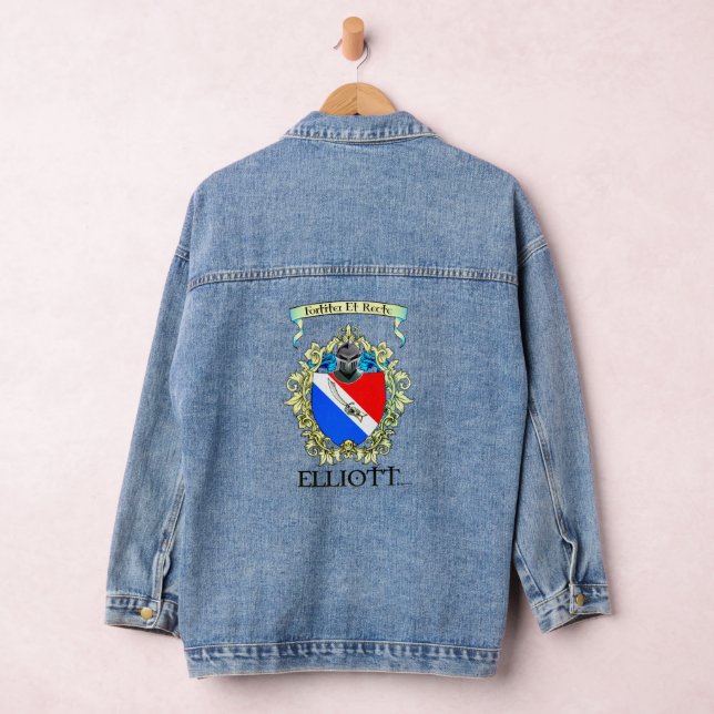 Elliott Crest Denim Coat for Women Denim Jacket (Hangar)