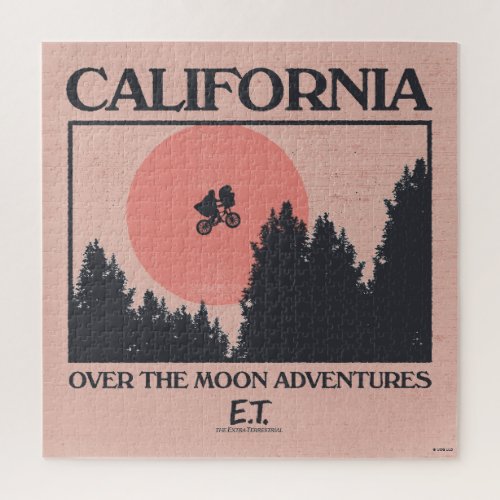 Elliott  ET California Silhouette Graphic Jigsaw Puzzle