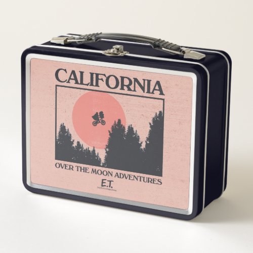 Elliott  ET California Silhouette Graphic Metal Lunch Box