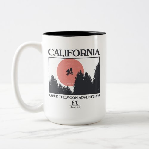 Elliott  ET California Silhouette Graphic Two_Tone Coffee Mug